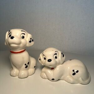 Vintage Disney 101 Dalmatian Salt and Pepper Shakers